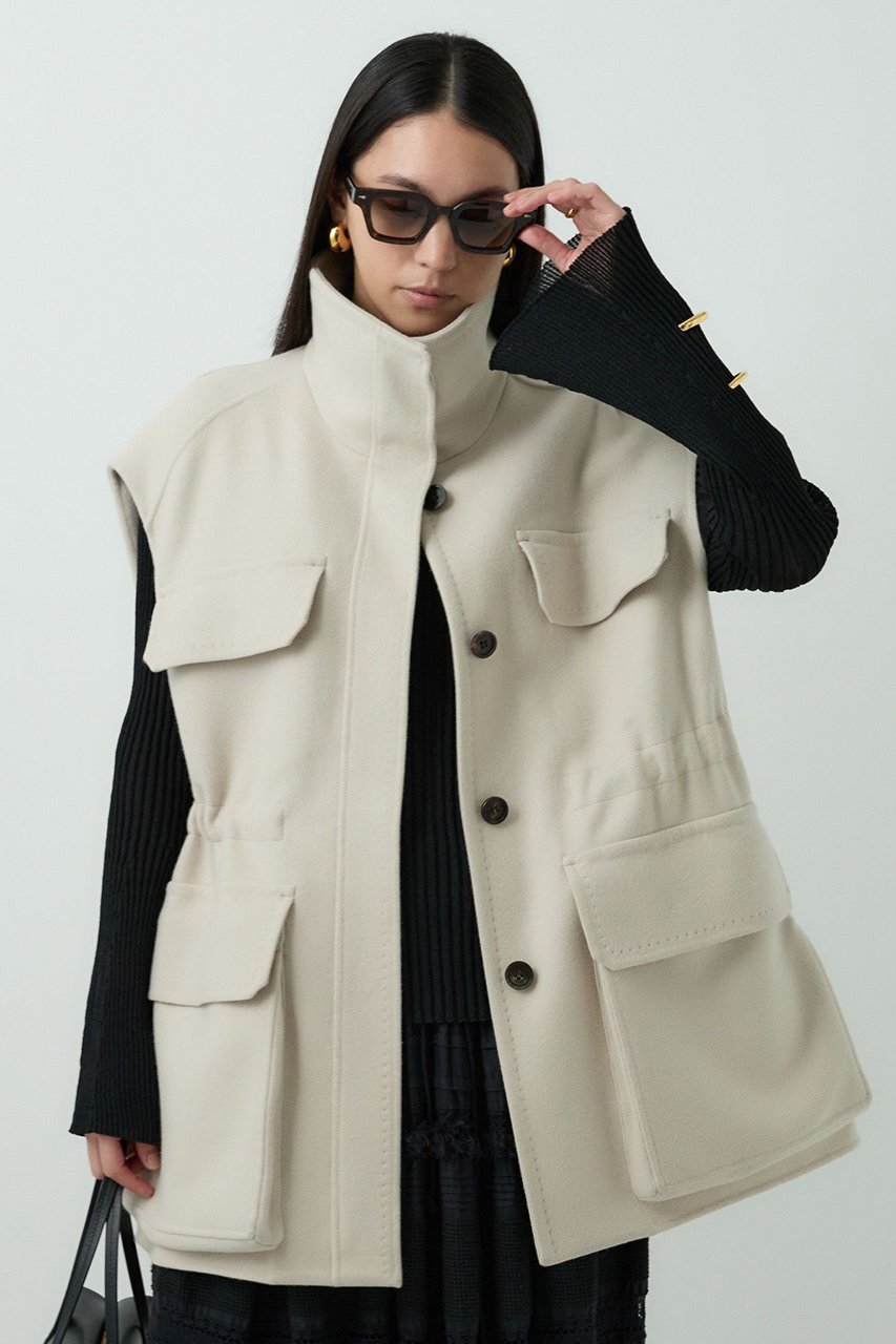 【カオス/Chaos】のスーペリヤヌスベスト インテリア・キッズ・メンズ・レディースファッション・服の通販 founy(ファニー) ファッション Fashion レディースファッション Fashion for Women アウター Coat / Outerwear Collection レディースジャケット・軽アウター Jackets ジャケット Jacket, Outerwear スタンド Stand Collar, Upright Stand ドロップ Drop Shoulder, Dropped Style ブルゾン Blouson, Bomber Jacket ベスト Vest, Waistcoat シロクマ|ID: prp329100004613313 ipo3291000000035864762