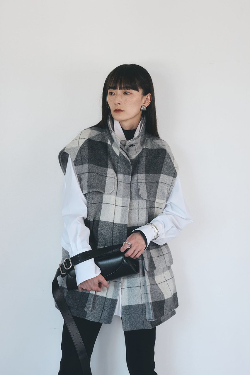 【カオス/Chaos】のスーペリヤヌスベスト 人気、トレンドファッション・服の通販 founy(ファニー) 　ファッション　Fashion　レディースファッション　Fashion for Women　アウター　Coat / Outerwear Collection　レディースジャケット・軽アウター　Jackets　ジャケット　Jacket, Outerwear　スタンド　Stand Collar, Upright Stand　ドロップ　Drop Shoulder, Dropped Style　ブルゾン　Blouson, Bomber Jacket　ベスト　Vest, Waistcoat　 other-1|ID: prp329100004613313 ipo3291000000036692258
