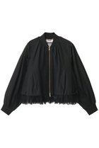 【ミュベール/MUVEIL】のピンキングフリルブルゾン 人気、トレンドファッション・服の通販 founy(ファニー) ファッション Fashion レディースファッション Fashion for Women アウター Coat / Outerwear Collection レディースジャケット・軽アウター Jackets ブルゾンジャケット・スポーティアウター Blouson Jackets 2025年 2025 2025-2026秋冬・A/W Autumn/Winter 2025–26 AW25–26 おすすめ Recommended / Our Picks エレガント 上品 Elegant サテン Satin, Glossy Fabric ジャケット Jacket, Outerwear ストレッチ Stretch, Stretchy Fabric スポーティ Sporty, Casual Athletic チュール Tulip, Tulip Motif フェミニン Feminine, Girly フォルム Silhouette, Form ブラウジング Blouson Silhouette, Cinched Waist ブルゾン Blouson, Bomber Jacket リネン Linen, Linen Fabric レース Lace, Lace Fabric A/W・秋冬 Autumn/Winter thumbnail ブラック|ID: prp329100004613315 ipo3291000000033021591