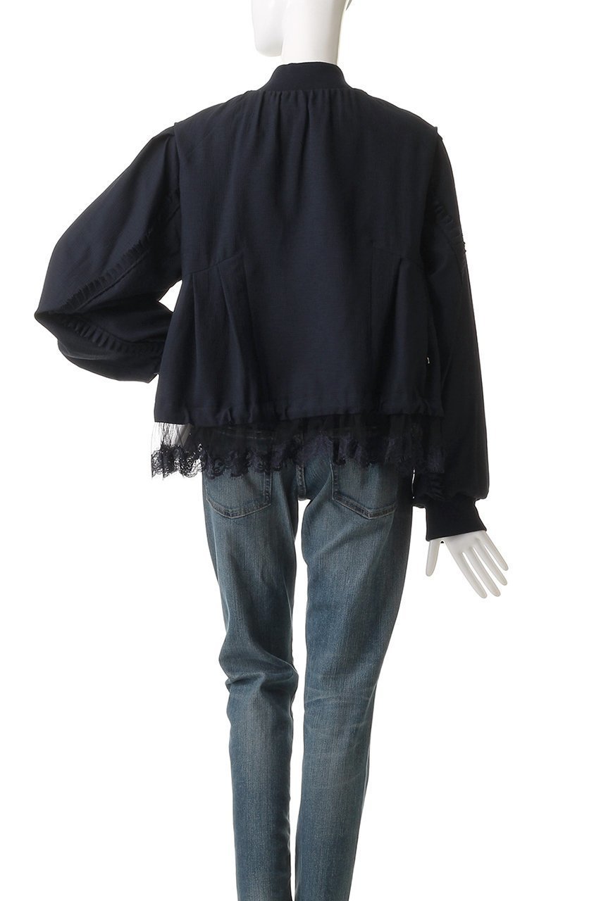 【ミュベール/MUVEIL】のピンキングフリルブルゾン 人気、トレンドファッション・服の通販 founy(ファニー) 　ファッション　Fashion　レディースファッション　Fashion for Women　アウター　Coat / Outerwear Collection　レディースジャケット・軽アウター　Jackets　ブルゾンジャケット・スポーティアウター　Blouson Jackets　2025年　2025　2025-2026秋冬・A/W　Autumn/Winter 2025–26 AW25–26　おすすめ　Recommended / Our Picks　エレガント 上品　Elegant　サテン　Satin, Glossy Fabric　ジャケット　Jacket, Outerwear　ストレッチ　Stretch, Stretchy Fabric　スポーティ　Sporty, Casual Athletic　チュール　Tulip, Tulip Motif　フェミニン　Feminine, Girly　フォルム　Silhouette, Form　ブラウジング　Blouson Silhouette, Cinched Waist　ブルゾン　Blouson, Bomber Jacket　リネン　Linen, Linen Fabric　レース　Lace, Lace Fabric　A/W・秋冬　Autumn/Winter　other-4|ID: prp329100004613315 ipo3291000000033021598