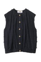 【ミュベール/MUVEIL】のフラワーモチーフツイードベストジャケット 人気、トレンドファッション・服の通販 founy(ファニー) ファッション Fashion レディースファッション Fashion for Women アウター Coat / Outerwear Collection レディースジャケット・軽アウター Jackets 2025年 2025 2025-2026秋冬・A/W Autumn/Winter 2025–26 AW25–26 エレガント 上品 Elegant ギャザー Gathered, Ruffled ジャケット Jacket, Outerwear ツイード Twill, Twill Weave フォルム Silhouette, Form フラワー Flower, Floral ベスト Vest, Waistcoat レース Lace, Lace Fabric A/W・秋冬 Autumn/Winter |ID:prp329100004613317