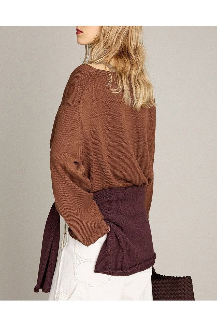【ブリル/BRILL】のCAFE LATTE プルオーバーニット 人気、トレンドファッション・服の通販 founy(ファニー) 　ファッション　Fashion　レディースファッション　Fashion for Women　トップス・カットソー　Cut & Sew Tops　ニット　Knit Tops & Sweaters　カジュアルプルオーバー・ニットトップス　Pullovers & Knit Tops / Casual Pullovers　ボーダー　Border, Stripe　人気　Popular, Best Seller　夏　Summer　新作・新入荷　New Arrivals / New In　春　Spring　S/S・春夏　SS, Spring/Summer, Warm Season　無地　Plain, Solid Color　秋　Autumn　other-2|ID: prp329100004613318 ipo3291000000033021622