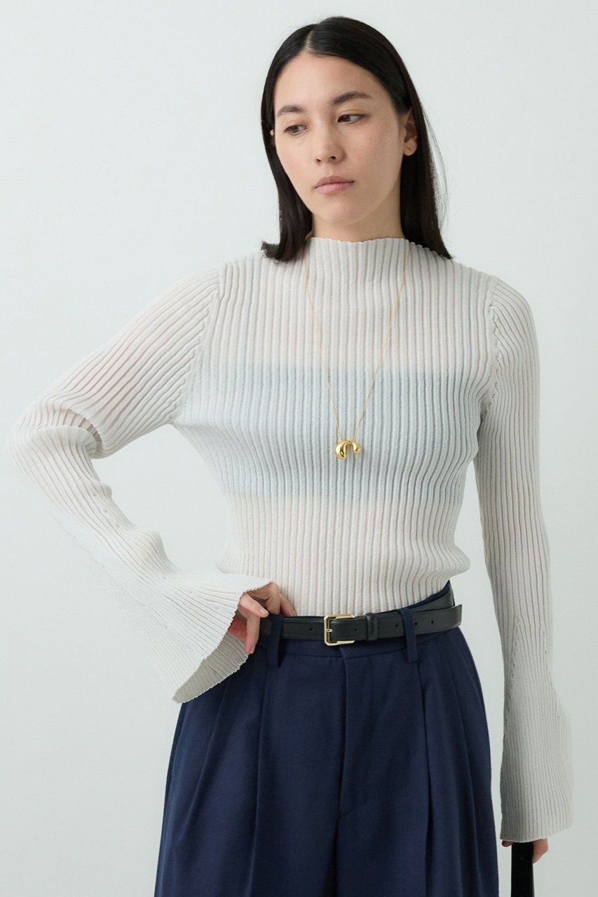 【カオス/Chaos】のチャイリブニット インテリア・キッズ・メンズ・レディースファッション・服の通販 founy(ファニー) 　ファッション　Fashion　レディースファッション　Fashion for Women　トップス・カットソー　Cut & Sew Tops　ニット　Knit Tops & Sweaters　カジュアルプルオーバー・ニットトップス　Pullovers & Knit Tops / Casual Pullovers　シルク　Silk, 100% Silk　ジャケット　Jacket, Outerwear　ワイドリブ　Wide Rib, Wide Ribbed Knit　エレガント 上品　Elegant　オフホワイト|ID: prp329100004613320 ipo3291000000033370070