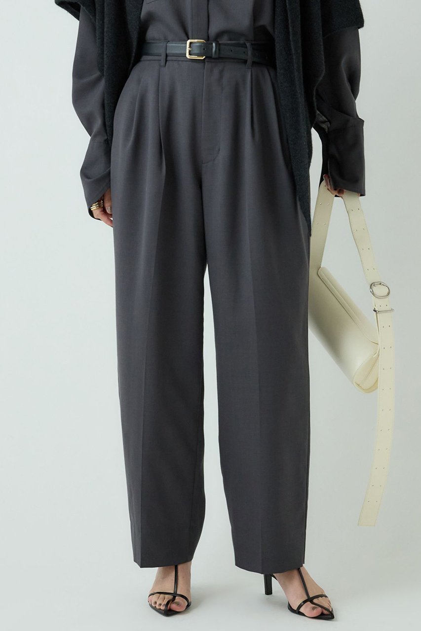 【カオス/Chaos】のオルトパンツ インテリア・キッズ・メンズ・レディースファッション・服の通販 founy(ファニー) 　ファッション　Fashion　レディースファッション　Fashion for Women　パンツ　Pants & Trousers　シルク　Silk, 100% Silk　センター　Center, Center Line　冬　Winter / This Winter　秋　Autumn　チャコール|ID: prp329100004613327 ipo3291000000035509904