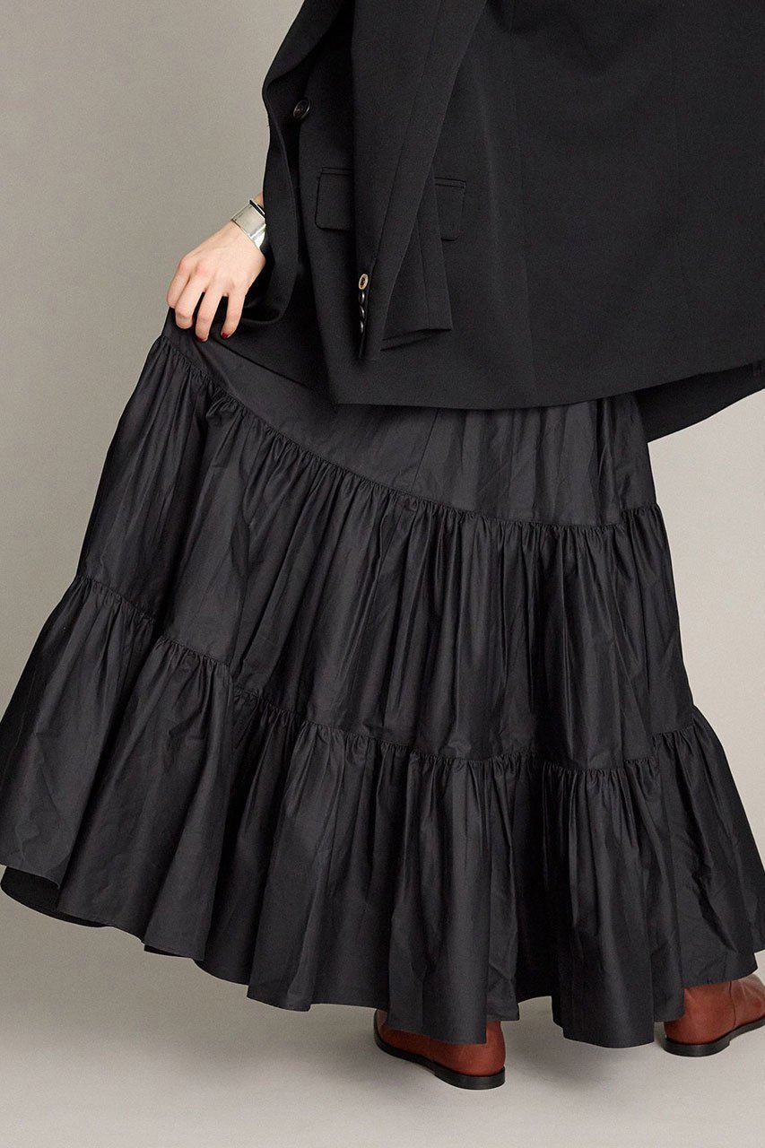 【ブリル/BRILL】のティアードスカート 人気、トレンドファッション・服の通販 founy(ファニー) 　ファッション　Fashion　レディースファッション　Fashion for Women　スカート　Skirts　ティアードスカート　Tiered Skirts　ロングスカート　Long Skirts / Maxi & Midi Skirts　ギャザー　Gathered, Ruffled　ティアードスカート　Tiered Skirt, Flounced Skirt　フレア　Flare, Flared　ロング　Long, Long-Length　新作・新入荷　New Arrivals / New In　other-2|ID: prp329100004613332 ipo3291000000033021723