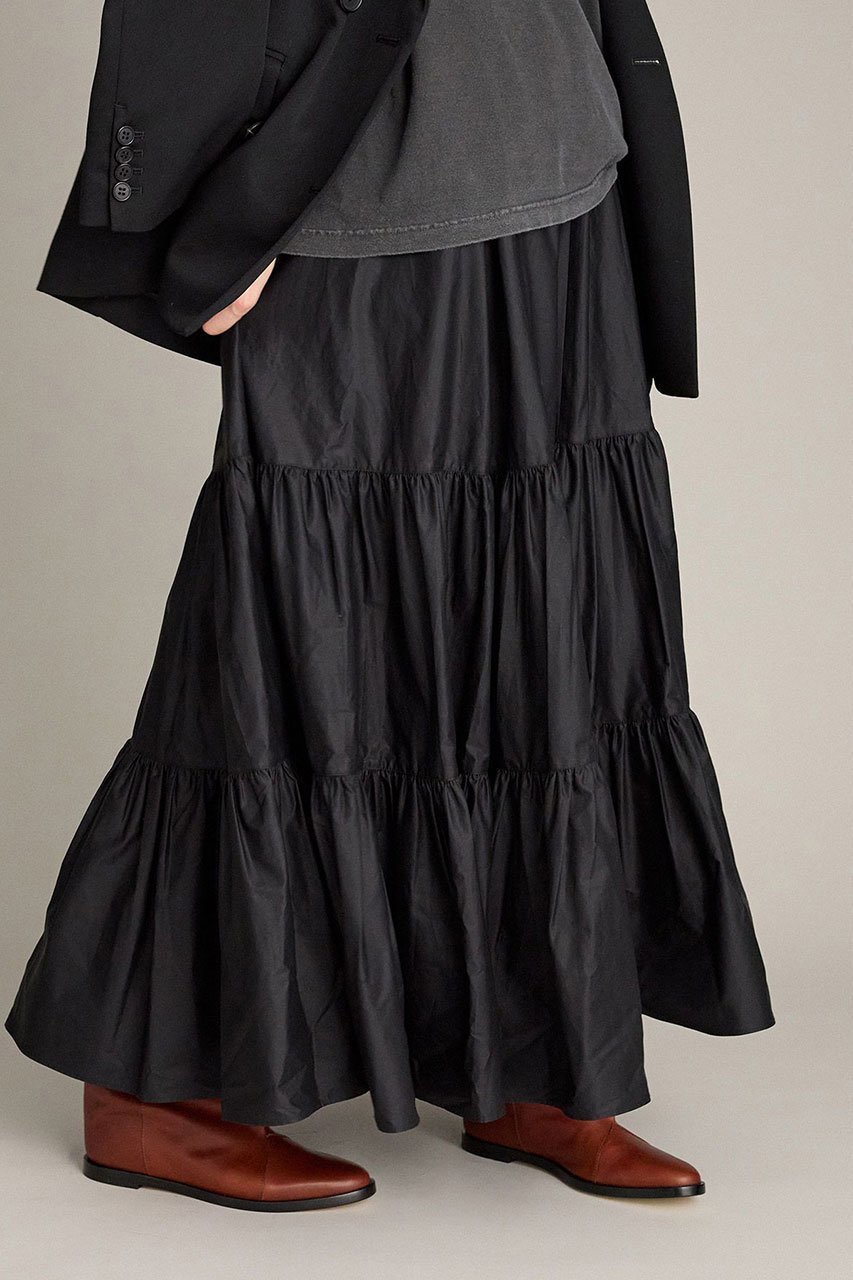 【ブリル/BRILL】のティアードスカート 人気、トレンドファッション・服の通販 founy(ファニー) 　ファッション　Fashion　レディースファッション　Fashion for Women　スカート　Skirts　ティアードスカート　Tiered Skirts　ロングスカート　Long Skirts / Maxi & Midi Skirts　ギャザー　Gathered, Ruffled　ティアードスカート　Tiered Skirt, Flounced Skirt　フレア　Flare, Flared　ロング　Long, Long-Length　新作・新入荷　New Arrivals / New In　other-3|ID: prp329100004613332 ipo3291000000033021725