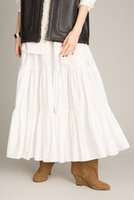 【ブリル/BRILL】のティアードスカート 人気、トレンドファッション・服の通販 founy(ファニー) ファッション Fashion レディースファッション Fashion for Women スカート Skirts ティアードスカート Tiered Skirts ロングスカート Long Skirts / Maxi & Midi Skirts ギャザー Gathered, Ruffled ティアードスカート Tiered Skirt, Flounced Skirt フレア Flare, Flared ロング Long, Long-Length |ID:prp329100004613332