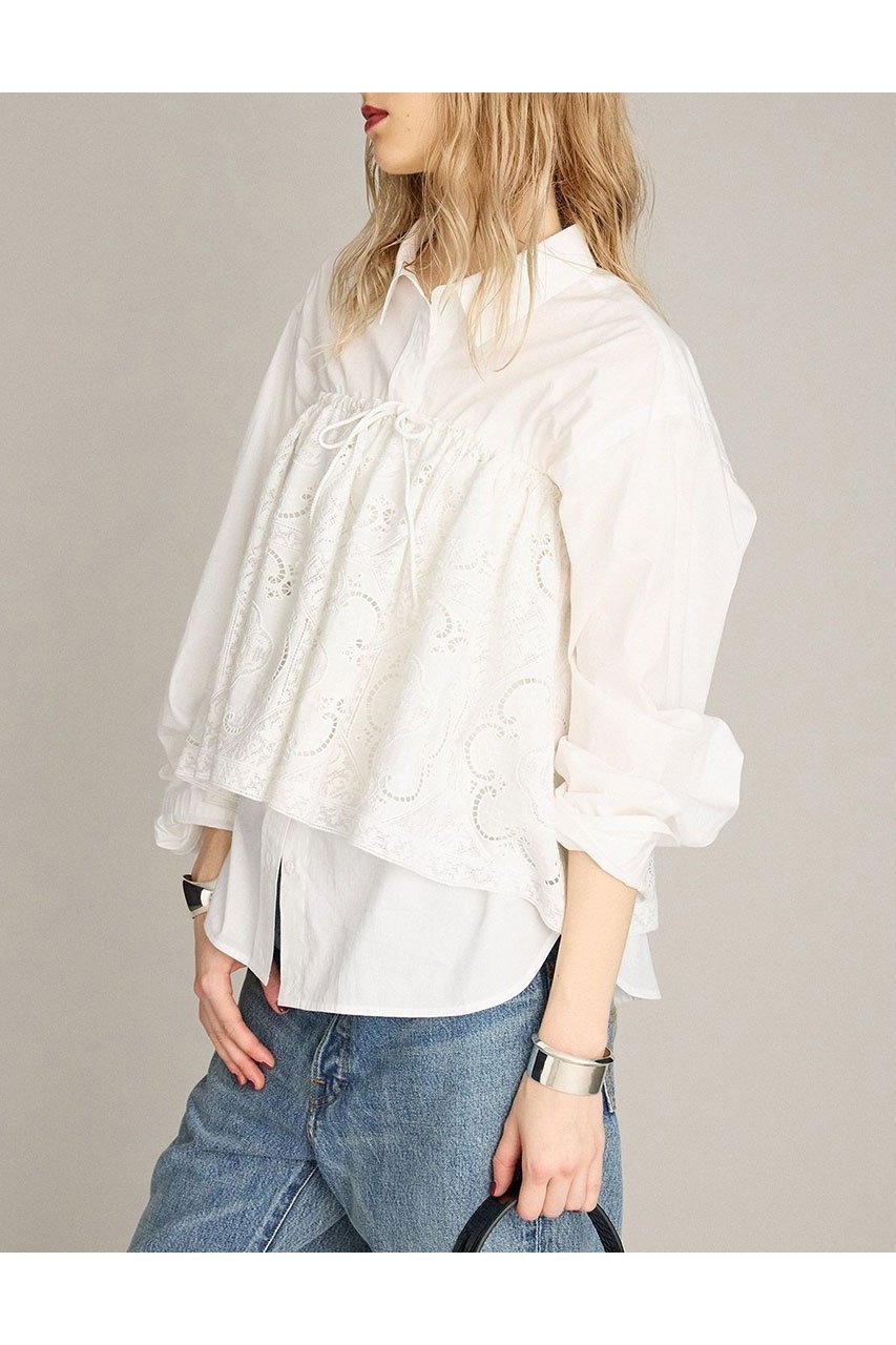 【ブリル/BRILL】のレースレイヤードスカート 人気、トレンドファッション・服の通販 founy(ファニー) 　ファッション　Fashion　レディースファッション　Fashion for Women　スカート　Skirts　ミニスカート　Mini Skirts　ギャザー　Gathered, Ruffled　ミニスカート　Mini Skirt, Short Skirt　新作・新入荷　New Arrivals / New In　other-2|ID: prp329100004613335 ipo3291000000033021738