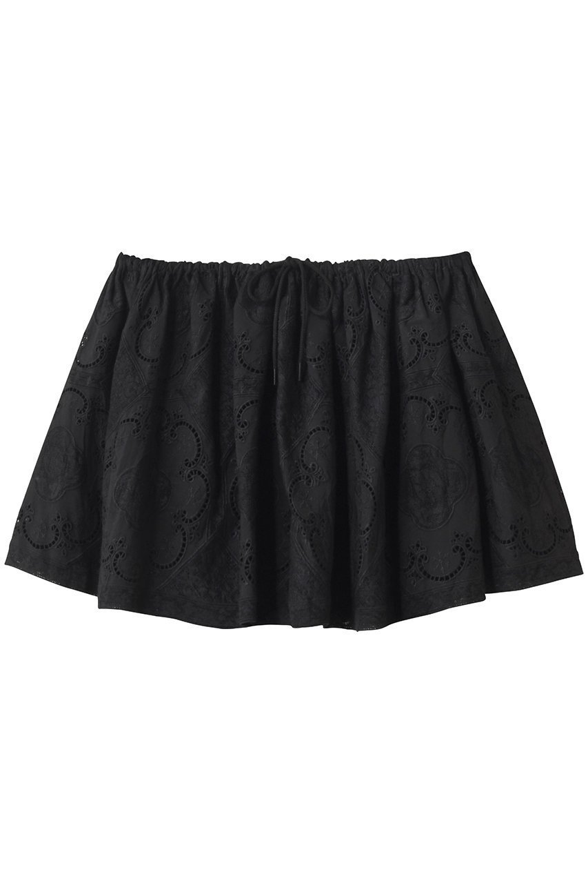 【ブリル/BRILL】のレースレイヤードスカート インテリア・キッズ・メンズ・レディースファッション・服の通販 founy(ファニー) 　ファッション　Fashion　レディースファッション　Fashion for Women　スカート　Skirts　ミニスカート　Mini Skirts　ギャザー　Gathered, Ruffled　ミニスカート　Mini Skirt, Short Skirt　ブラック|ID: prp329100004613335 ipo3291000000033440034