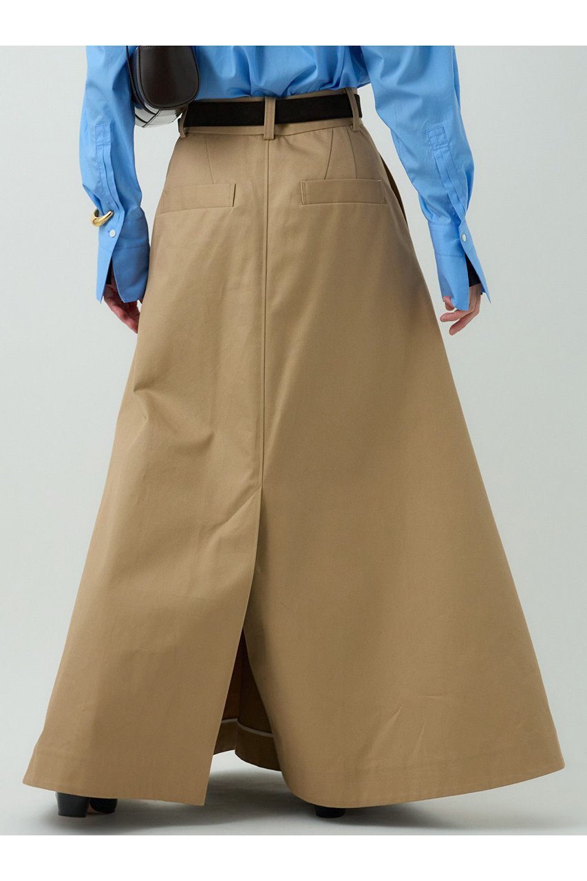 【カオス/Chaos】のチーノランブルスカート 人気、トレンドファッション・服の通販 founy(ファニー) 　ファッション　Fashion　レディースファッション　Fashion for Women　スカート　Skirts　ロングスカート　Long Skirts / Maxi & Midi Skirts　アクリル　Acrylic Material　コーティング　Coating, Coated Finish　ツイル　Twist, Twisted Detail　フィット　Fit, Slim Fit　フレア　Flare, Flared　フロント　Front, Front Design　ロング　Long, Long-Length　エレガント 上品　Elegant　再入荷　Restock / Back in Stock　other-6|ID: prp329100004613337 ipo3291000000035615352