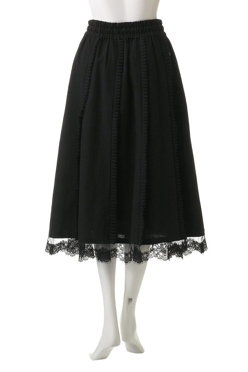【ミュベール/MUVEIL】のピンキングフリルスカート 人気、トレンドファッション・服の通販 founy(ファニー) 　ファッション　Fashion　レディースファッション　Fashion for Women　スカート　Skirts　2025年　2025　2025-2026秋冬・A/W　Autumn/Winter 2025–26 AW25–26　エレガント 上品　Elegant　サテン　Satin, Glossy Fabric　ストレッチ　Stretch, Stretchy Fabric　スポーティ　Sporty, Casual Athletic　チュール　Tulip, Tulip Motif　フェミニン　Feminine, Girly　リネン　Linen, Linen Fabric　レース　Lace, Lace Fabric　A/W・秋冬　Autumn/Winter　other-4|ID: prp329100004613339 ipo3291000000033021769