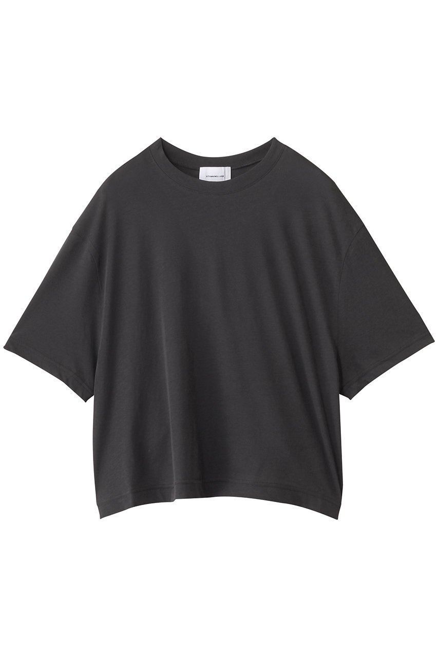 【スタニングルアー/STUNNING LURE】の【7/16 11:00販売開始】ヴィンテージルーズTシャツ インテリア・キッズ・メンズ・レディースファッション・服の通販 founy(ファニー) 　ファッション　Fashion　レディースファッション　Fashion for Women　トップス・カットソー　Cut & Sew Tops　シャツ・ブラウス・オフィスカジュアル　Elegant Blouses & Button-Ups　ロングTシャツ・Tシャツ　Longline T-Shirts & Tees　カットソー・ベーシックTシャツ　Cut-and-Sewn Tops / Stretch Tees & Basics　ショート　Short, Short Length　スリーブ　Sleeve, Long Sleeve / Short Sleeve　ダメージ　Distressed, Destroyed　ルーズ　Loose, Oversized　ヴィンテージ　Vintage Style　エレガント 上品　Elegant　新作・新入荷　New Arrivals / New In　チャコールグレー|ID: prp329100004613384 ipo3291000000033022103