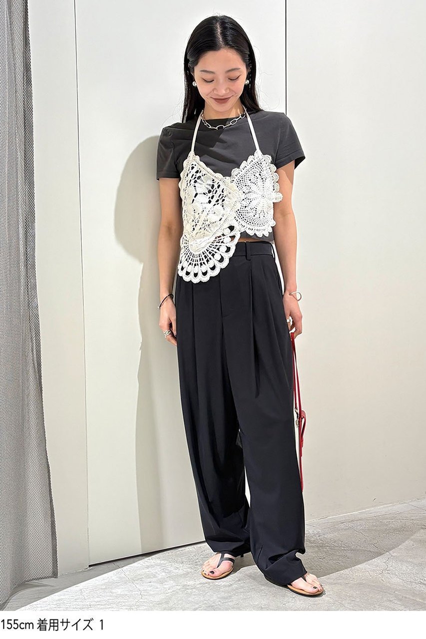 【スタニングルアー/STUNNING LURE】のスイムジャージー2タックパンツ 人気、トレンドファッション・服の通販 founy(ファニー) 　ファッション　Fashion　レディースファッション　Fashion for Women　パンツ　Pants & Trousers　イタリア　Italy　ストレッチ　Stretch, Stretchy Fabric　再入荷　Restock / Back in Stock　夏　Summer　other-6|ID: prp329100004613386 ipo3291000000033022126