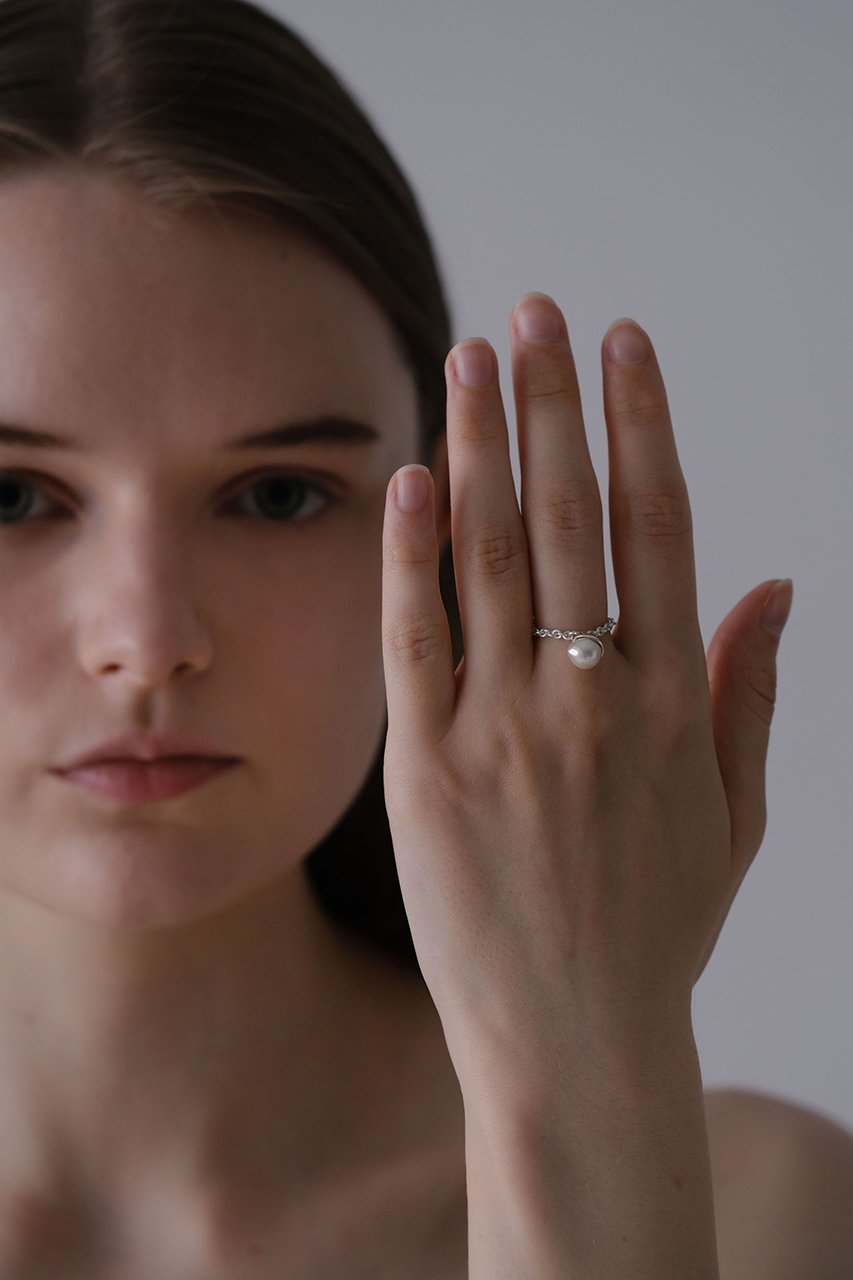 【ナチュラリジュエリ/NATURALI JEWELRY】のSILVER カロスチェーンリング 人気、トレンドファッション・服の通販 founy(ファニー) 　ファッション　Fashion　レディースファッション　Fashion for Women　ジュエリー　Jewelry　2025年　2025　2025-2026秋冬・A/W　Autumn/Winter 2025–26 AW25–26　チェーン　Chain, Chain Strap　パール　Pearl, Pearl Accent　フォルム　Silhouette, Form　モチーフ　Motif, Design Theme　エレガント 上品　Elegant　A/W・秋冬　Autumn/Winter　other-5|ID: prp329100004613992 ipo3291000000033034627