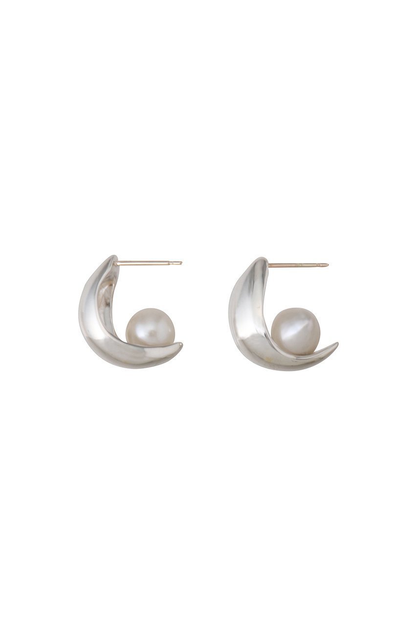 【ナチュラリジュエリ/NATURALI JEWELRY】のSILVER カロス カールリーフピアス 人気、トレンドファッション・服の通販 founy(ファニー) 　ファッション　Fashion　レディースファッション　Fashion for Women　ジュエリー　Jewelry　ファッションリング　Fashion Rings　イヤリング・フープ・ドロップタイプ　Hoop, Drop & Clip Earrings　2025年　2025　2025-2026秋冬・A/W　Autumn/Winter 2025–26 AW25–26　イヤリング　Earrings　シルバー　Silver, Metallic Silver　パール　Pearl, Pearl Accent　フォルム　Silhouette, Form　モチーフ　Motif, Design Theme　リーフ　Leaf, Botanical Leaf　エレガント 上品　Elegant　A/W・秋冬　Autumn/Winter　 other-1|ID: prp329100004613994 ipo3291000000033034637