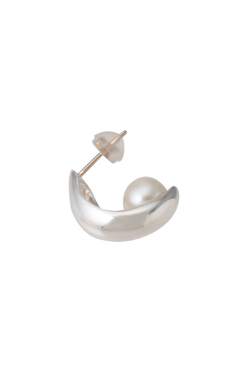 【ナチュラリジュエリ/NATURALI JEWELRY】のSILVER カロス カールリーフピアス 人気、トレンドファッション・服の通販 founy(ファニー) 　ファッション　Fashion　レディースファッション　Fashion for Women　ジュエリー　Jewelry　ファッションリング　Fashion Rings　イヤリング・フープ・ドロップタイプ　Hoop, Drop & Clip Earrings　2025年　2025　2025-2026秋冬・A/W　Autumn/Winter 2025–26 AW25–26　イヤリング　Earrings　シルバー　Silver, Metallic Silver　パール　Pearl, Pearl Accent　フォルム　Silhouette, Form　モチーフ　Motif, Design Theme　リーフ　Leaf, Botanical Leaf　エレガント 上品　Elegant　A/W・秋冬　Autumn/Winter　other-4|ID: prp329100004613994 ipo3291000000033034641