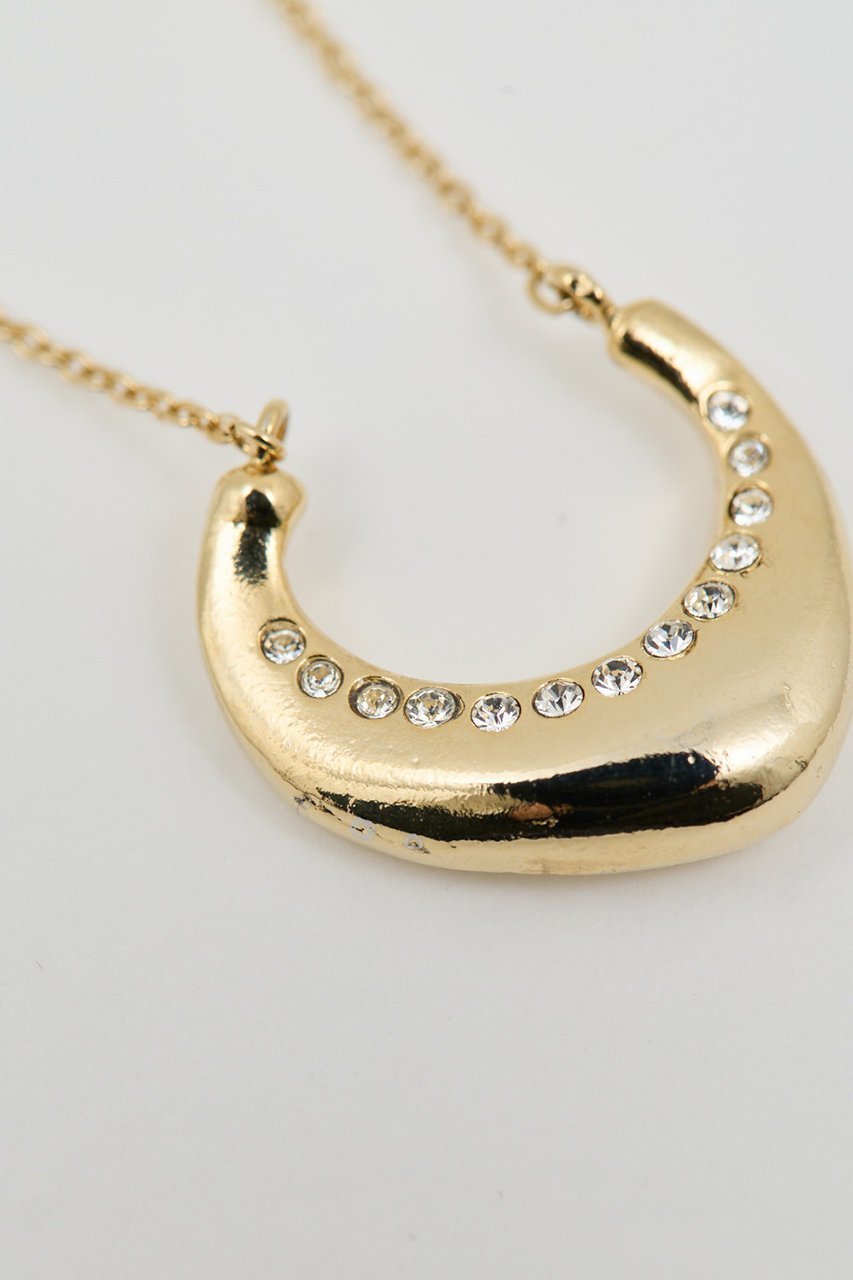 【ガリャルダガランテ/GALLARDAGALANTE】のラインストーンメタルトップネックレス 人気、トレンドファッション・服の通販 founy(ファニー) 　ファッション　Fashion　レディースファッション　Fashion for Women　ジュエリー　Jewelry　ネックレス　Necklaces & Pendants　おすすめ　Recommended / Our Picks　シンプル　Simple, Minimal　ストーン　Stone, Gem-Like　ネックレス　Necklace, Pendant Necklace　other-4|ID: prp329100004614001 ipo3291000000036071980