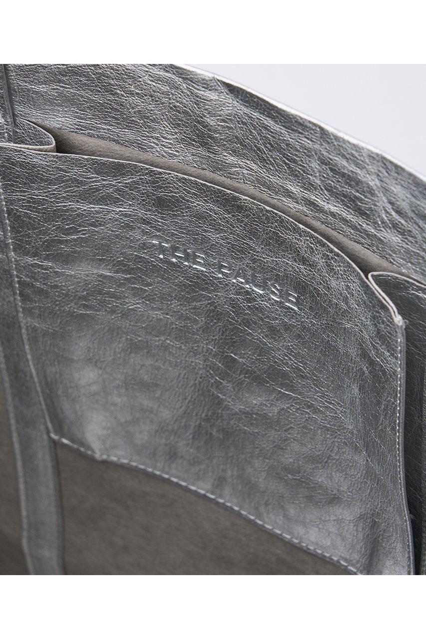【ウィムガゼット/Whim Gazette】の【THE PAUSE】ペーパートート L 人気、トレンドファッション・服の通販 founy(ファニー) 　ファッション　Fashion　レディースファッション　Fashion for Women　バッグ　Bags　ヴィンテージ　Vintage Style　グラデーション　Gradient, Ombre　軽量　Lightweight, Ultra Light　シルバー　Silver, Metallic Silver　ペーパー　Paper, Kraft Paper　ポケット　Pocket, Pocket Detail　ワーク　Workwear, Utility Style　A/W・秋冬　Autumn/Winter　ビジネス 仕事 通勤　Business / Work / Commuting　2025年　2025　2025-2026秋冬・A/W　Autumn/Winter 2025–26 AW25–26　other-8|ID: prp329100004614004 ipo3291000000033034717