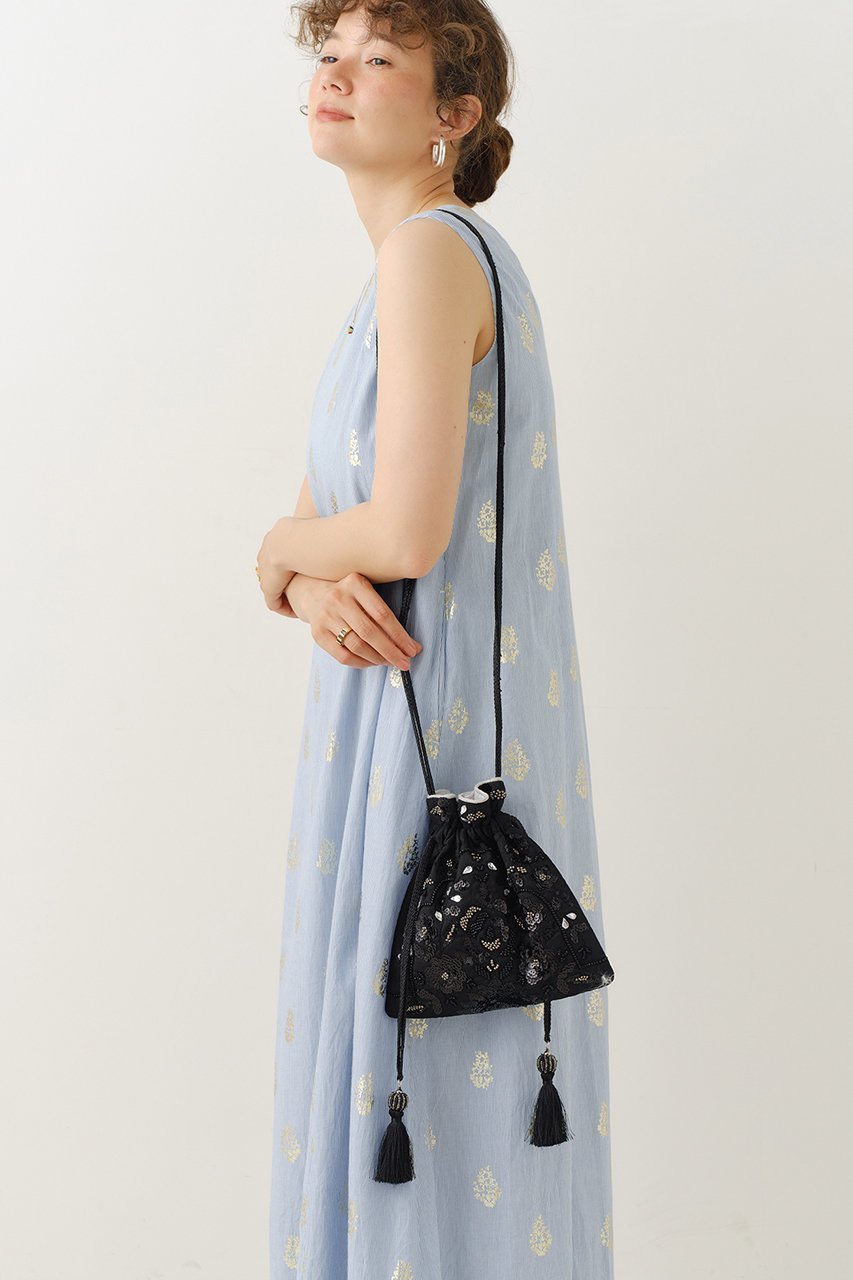 【ヌキテパ/NE QUITTEZ PAS】のエンブロイダリー ショルダー バッグ 人気、トレンドファッション・服の通販 founy(ファニー) 　ファッション　Fashion　レディースファッション　Fashion for Women　バッグ　Bags　2025年　2025　2025-2026秋冬・A/W　Autumn/Winter 2025–26 AW25–26　エンブロイダリー　Embroidery Design　ショルダー　Shoulder, Shoulder Strap　フリンジ　Fringe, Tassel　ラップ　Wrap, Wrap Design　A/W・秋冬　Autumn/Winter　other-6|ID: prp329100004614011 ipo3291000000033202896