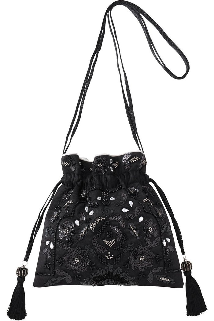 【ヌキテパ/NE QUITTEZ PAS】のエンブロイダリー ショルダー バッグ インテリア・キッズ・メンズ・レディースファッション・服の通販 founy(ファニー) https://founy.com/ ファッション Fashion レディースファッション Fashion for Women バッグ Bags エンブロイダリー Embroidery Design ショルダー Shoulder, Shoulder Strap フリンジ Fringe, Tassel ラップ Wrap, Wrap Design |ID: prp329100004614011 ipo3291000000036072002