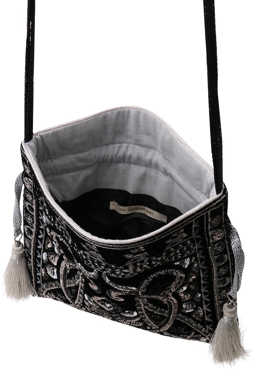 【ヌキテパ/NE QUITTEZ PAS】のエンブロイダリー ショルダー バッグ 人気、トレンドファッション・服の通販 founy(ファニー) 　ファッション　Fashion　レディースファッション　Fashion for Women　バッグ　Bags　エンブロイダリー　Embroidery Design　コンパクト　Compact, Small Size　ショルダー　Shoulder, Shoulder Strap　シンプル　Simple, Minimal　スマート　Smart, Elegant　フリンジ　Fringe, Tassel　リップ　Lip, Lip Motif　旅行　Travel　財布　Wallet, Purse　other-5|ID: prp329100004614012 ipo3291000000034535900