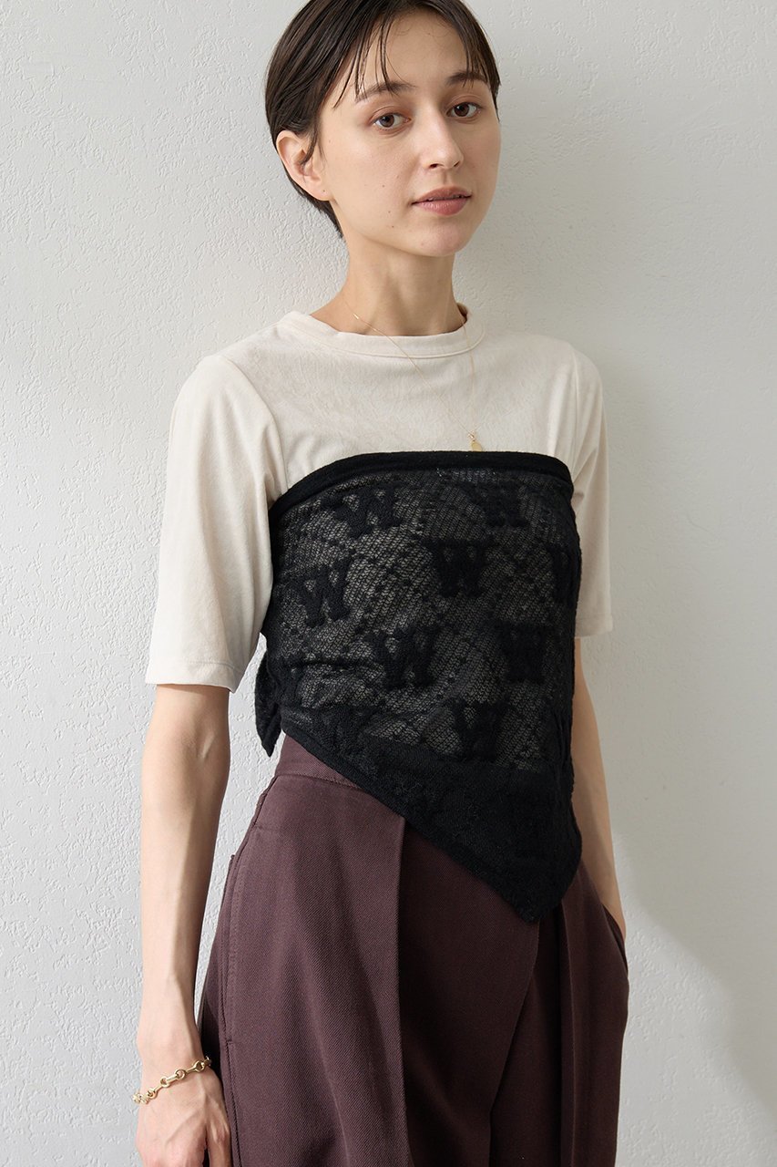 【ウィムガゼット/Whim Gazette】のジャガードスカーフ インテリア・キッズ・メンズ・レディースファッション・服の通販 founy(ファニー) 　ファッション　Fashion　レディースファッション　Fashion for Women　ストール　Soft & Warm Scarves　マフラー・スヌード / 冬小物の定番　Scarves & Mufflers　2025年　2025　2025-2026秋冬・A/W　Autumn/Winter 2025–26 AW25–26　なめらか　Smooth, Silky Texture　クラシカル　Classical, Vintage-Inspired　ジャカード／ジャガード　Jacquard, Woven Pattern　スカーフ　Scarf, Neckwear　ストール　Stole, Wrap　マフラー　Scarf, Muffler　エレガント 上品　Elegant　A/W・秋冬　Autumn/Winter　ブラック|ID: prp329100004614019 ipo3291000000033034822