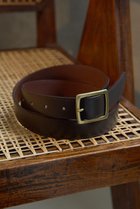 【ウィムガゼット/Whim Gazette】の【THE PAUSE】スクエアバックルベルト ダークブラウン|ID: prp329100004614025 ipo3291000000035796353
