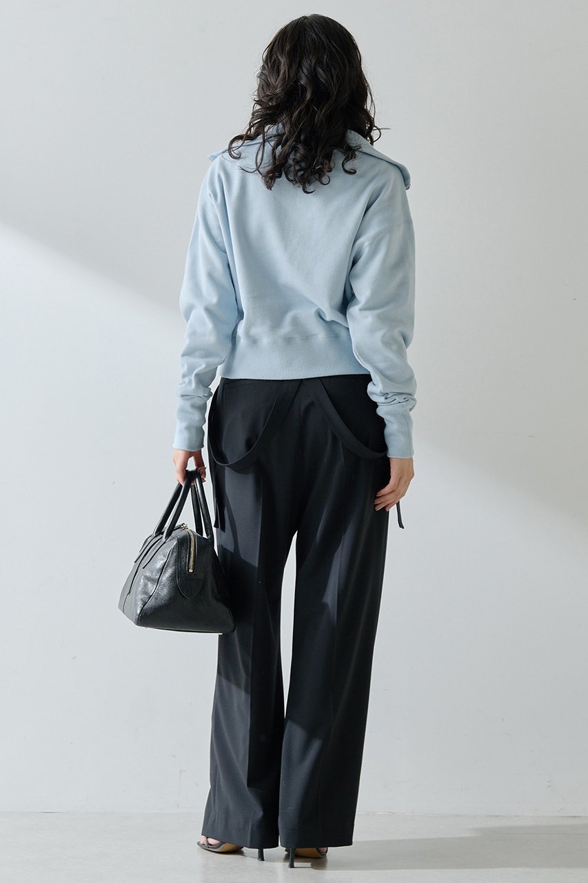 【ウィムガゼット/Whim Gazette】のハーフジップロゴ裏毛プルオーバー 人気、トレンドファッション・服の通販 founy(ファニー) 　ファッション　Fashion　レディースファッション　Fashion for Women　トップス・カットソー　Cut & Sew Tops　シャツ・ブラウス・オフィスカジュアル　Elegant Blouses & Button-Ups　ロングTシャツ・Tシャツ　Longline T-Shirts & Tees　カジュアルプルオーバー・ニットトップス　Pullovers & Knit Tops / Casual Pullovers　カットソー・ベーシックTシャツ　Cut-and-Sewn Tops / Stretch Tees & Basics　インナー　Innerwear　ジャケット　Jacket, Outerwear　スタンダード　Standard, Basic　スタンド　Stand Collar, Upright Stand　スリーブ　Sleeve, Long Sleeve / Short Sleeve　バランス　Balance, Style Balance　ボトム　Bottoms, Lower Wear　ロング　Long, Long-Length　ワンポイント　One Point, Statement Accent　A/W・秋冬　Autumn/Winter　2025年　2025　2025-2026秋冬・A/W　Autumn/Winter 2025–26 AW25–26　other-4|ID: prp329100004614033 ipo3291000000033034926