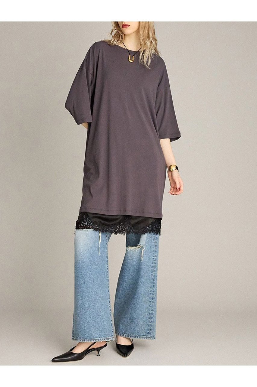 【ブリル/BRILL】のビッグTシャツ 人気、トレンドファッション・服の通販 founy(ファニー) 　ファッション　Fashion　レディースファッション　Fashion for Women　トップス・カットソー　Cut & Sew Tops　シャツ・ブラウス・オフィスカジュアル　Elegant Blouses & Button-Ups　ロングTシャツ・Tシャツ　Longline T-Shirts & Tees　カットソー・ベーシックTシャツ　Cut-and-Sewn Tops / Stretch Tees & Basics　おすすめ　Recommended / Our Picks　カリフォルニア　California, Cali Style　ショート　Short, Short Length　スリーブ　Sleeve, Long Sleeve / Short Sleeve　ビッグ　Big, Oversized　新作・新入荷　New Arrivals / New In　other-4|ID: prp329100004614035 ipo3291000000033034940