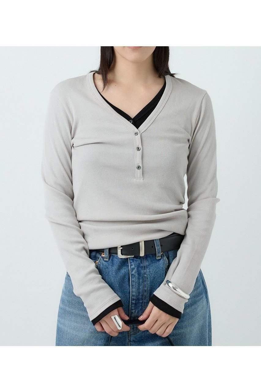 【カオス/Chaos】の【WHY NOT NOW】ポートヘンリープルオーバー 人気、トレンドファッション・服の通販 founy(ファニー) 　ファッション　Fashion　レディースファッション　Fashion for Women　トップス・カットソー　Cut & Sew Tops　シャツ・ブラウス・オフィスカジュアル　Elegant Blouses & Button-Ups　ロングTシャツ・Tシャツ　Longline T-Shirts & Tees　カジュアルプルオーバー・ニットトップス　Pullovers & Knit Tops / Casual Pullovers　カットソー・ベーシックTシャツ　Cut-and-Sewn Tops / Stretch Tees & Basics　2025年　2025　2025-2026秋冬・A/W　Autumn/Winter 2025–26 AW25–26　インナー　Innerwear　カットソー　Cut and Sewn Top　シルク　Silk, 100% Silk　シルケット　Silket, Silky Cotton　ジャケット　Jacket, Outerwear　ストレッチ　Stretch, Stretchy Fabric　スリーブ　Sleeve, Long Sleeve / Short Sleeve　テレコ　Ribbed, Rib Stitch　デニム　Denim, Jeans Material　ロング　Long, Long-Length　A/W・秋冬　Autumn/Winter　other-6|ID: prp329100004614038 ipo3291000000033034973