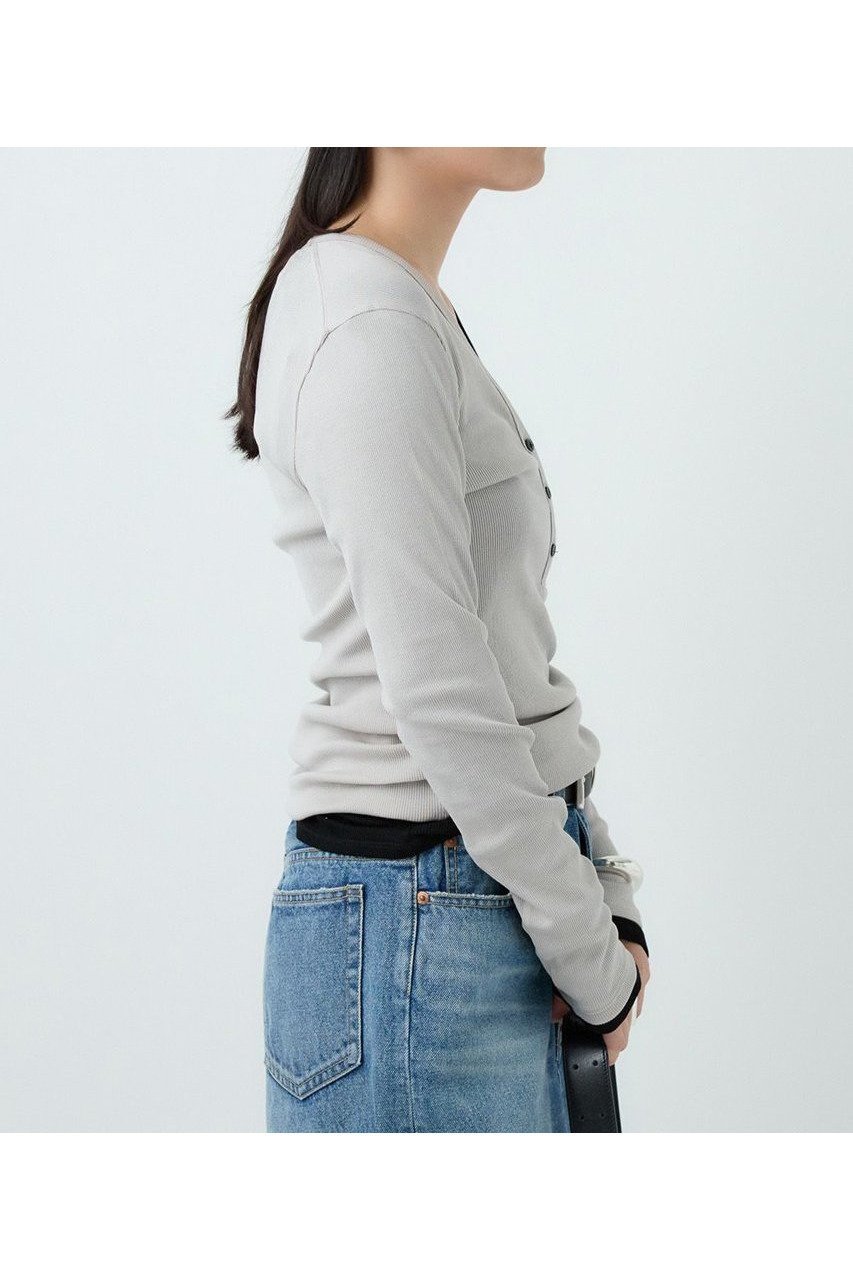 【カオス/Chaos】の【WHY NOT NOW】ポートヘンリープルオーバー 人気、トレンドファッション・服の通販 founy(ファニー) 　ファッション　Fashion　レディースファッション　Fashion for Women　トップス・カットソー　Cut & Sew Tops　シャツ・ブラウス・オフィスカジュアル　Elegant Blouses & Button-Ups　ロングTシャツ・Tシャツ　Longline T-Shirts & Tees　カジュアルプルオーバー・ニットトップス　Pullovers & Knit Tops / Casual Pullovers　カットソー・ベーシックTシャツ　Cut-and-Sewn Tops / Stretch Tees & Basics　2025年　2025　2025-2026秋冬・A/W　Autumn/Winter 2025–26 AW25–26　インナー　Innerwear　カットソー　Cut and Sewn Top　シルク　Silk, 100% Silk　シルケット　Silket, Silky Cotton　ジャケット　Jacket, Outerwear　ストレッチ　Stretch, Stretchy Fabric　スリーブ　Sleeve, Long Sleeve / Short Sleeve　テレコ　Ribbed, Rib Stitch　デニム　Denim, Jeans Material　ロング　Long, Long-Length　A/W・秋冬　Autumn/Winter　other-7|ID: prp329100004614038 ipo3291000000033034976