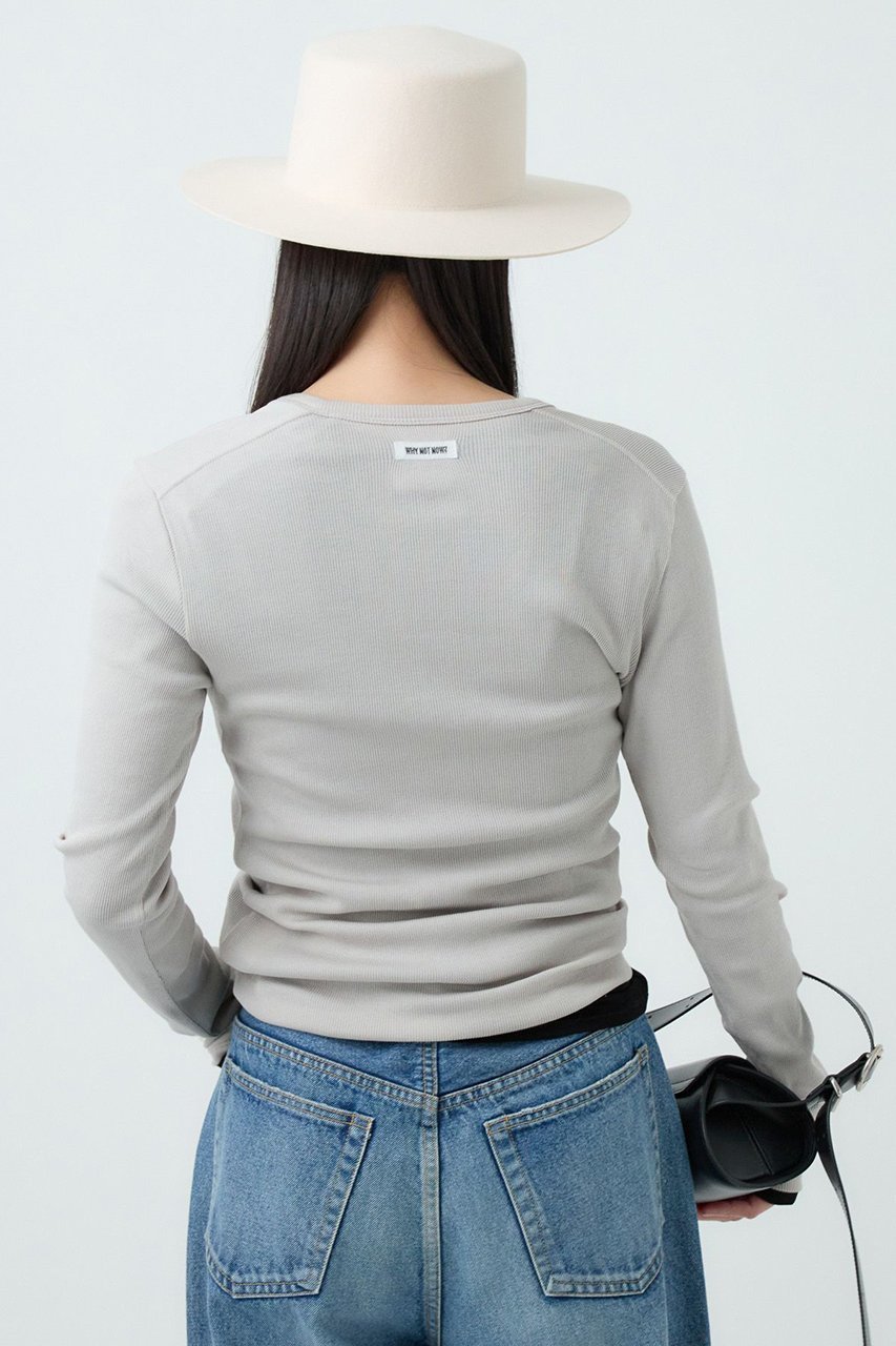 【カオス/Chaos】の【WHY NOT NOW】ポートヘンリープルオーバー 人気、トレンドファッション・服の通販 founy(ファニー) 　ファッション　Fashion　レディースファッション　Fashion for Women　トップス・カットソー　Cut & Sew Tops　シャツ・ブラウス・オフィスカジュアル　Elegant Blouses & Button-Ups　ロングTシャツ・Tシャツ　Longline T-Shirts & Tees　カジュアルプルオーバー・ニットトップス　Pullovers & Knit Tops / Casual Pullovers　カットソー・ベーシックTシャツ　Cut-and-Sewn Tops / Stretch Tees & Basics　2025年　2025　2025-2026秋冬・A/W　Autumn/Winter 2025–26 AW25–26　インナー　Innerwear　カットソー　Cut and Sewn Top　シルク　Silk, 100% Silk　シルケット　Silket, Silky Cotton　ジャケット　Jacket, Outerwear　ストレッチ　Stretch, Stretchy Fabric　スリーブ　Sleeve, Long Sleeve / Short Sleeve　テレコ　Ribbed, Rib Stitch　デニム　Denim, Jeans Material　ロング　Long, Long-Length　A/W・秋冬　Autumn/Winter　other-8|ID: prp329100004614038 ipo3291000000033034977