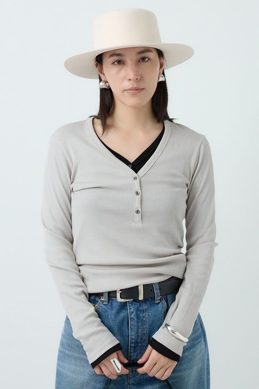 【カオス/Chaos】の【WHY NOT NOW】ポートヘンリープルオーバー 人気、トレンドファッション・服の通販 founy(ファニー) 　ファッション　Fashion　レディースファッション　Fashion for Women　トップス・カットソー　Cut & Sew Tops　シャツ・ブラウス・オフィスカジュアル　Elegant Blouses & Button-Ups　ロングTシャツ・Tシャツ　Longline T-Shirts & Tees　カジュアルプルオーバー・ニットトップス　Pullovers & Knit Tops / Casual Pullovers　カットソー・ベーシックTシャツ　Cut-and-Sewn Tops / Stretch Tees & Basics　インナー　Innerwear　カットソー　Cut and Sewn Top　シルク　Silk, 100% Silk　シルケット　Silket, Silky Cotton　ジャケット　Jacket, Outerwear　ストレッチ　Stretch, Stretchy Fabric　スリーブ　Sleeve, Long Sleeve / Short Sleeve　テレコ　Ribbed, Rib Stitch　デニム　Denim, Jeans Material　ロング　Long, Long-Length　other-6|ID: prp329100004614038 ipo3291000000036072044