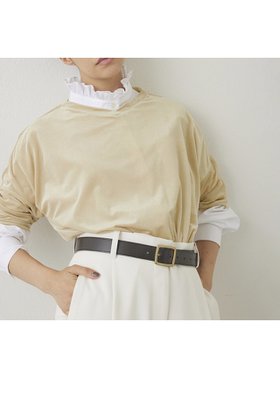 【ウィムガゼット/Whim Gazette】の【THE PAUSE】シアーベロアTEE 人気、トレンドファッション・服の通販 founy(ファニー) ファッション Fashion レディースファッション Fashion for Women トップス・カットソー Cut & Sew Tops シャツ・ブラウス・オフィスカジュアル Elegant Blouses & Button-Ups ロングTシャツ・Tシャツ Longline T-Shirts & Tees カットソー・ベーシックTシャツ Cut-and-Sewn Tops / Stretch Tees & Basics ベロアトップス Velour Tops / Velvet-Look Items 2025年 2025 2025-2026秋冬・A/W Autumn/Winter 2025–26 AW25–26 おすすめ Recommended / Our Picks クール Cool, Chic ショート Short, Short Length スリーブ Sleeve, Long Sleeve / Short Sleeve ベロア Velour, Soft Velvet エレガント 上品 Elegant A/W・秋冬 Autumn/Winter |ID:prp329100004614041