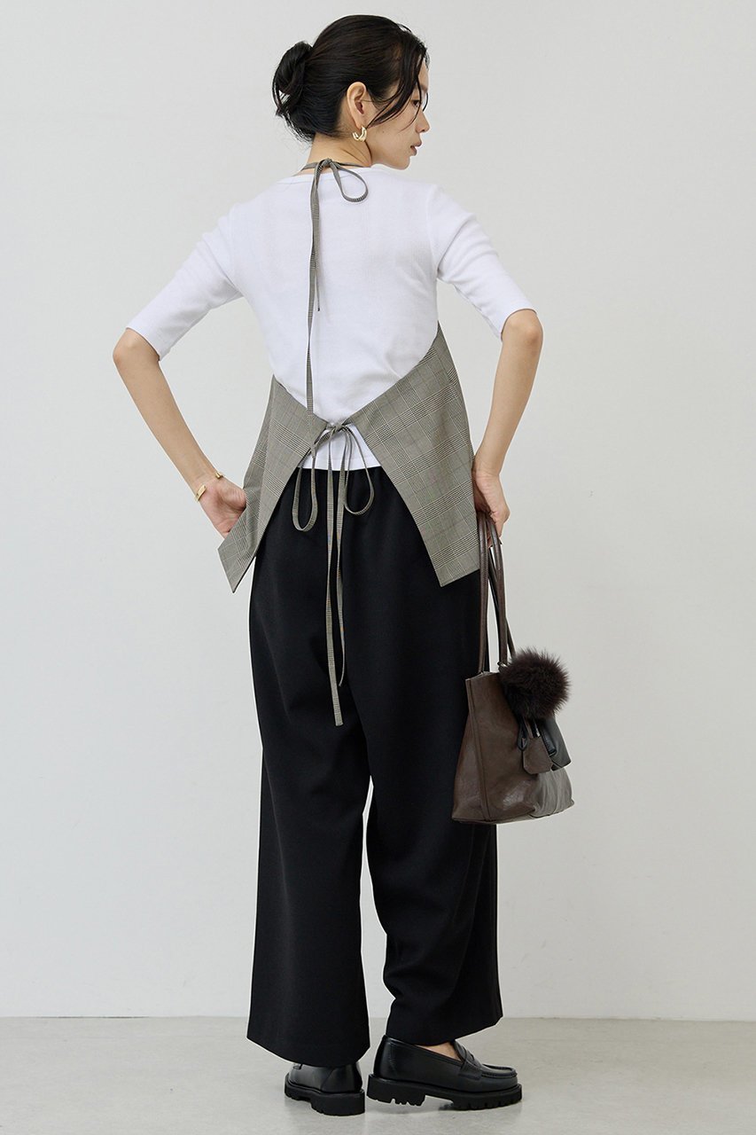 【ガリャルダガランテ/GALLARDAGALANTE】の【セットアップ対応】エプロンキャミ 人気、トレンドファッション・服の通販 founy(ファニー) 　ファッション　Fashion　レディースファッション　Fashion for Women　トップス・カットソー　Cut & Sew Tops　キャミソール&ノースリーブ　Camisoles & Sleeveless Tops　シャツ・ブラウス・オフィスカジュアル　Elegant Blouses & Button-Ups　ロングTシャツ・Tシャツ　Longline T-Shirts & Tees　カットソー・ベーシックTシャツ　Cut-and-Sewn Tops / Stretch Tees & Basics　2025年　2025　2025-2026秋冬・A/W　Autumn/Winter 2025–26 AW25–26　おすすめ　Recommended / Our Picks　キャミソール　Camisole, Spaghetti Strap Top　セットアップ　Set-Up, Coordinated Outfit　タンク　Tank Top, Sleeveless Top　A/W・秋冬　Autumn/Winter　other-4|ID: prp329100004614045 ipo3291000000033035024