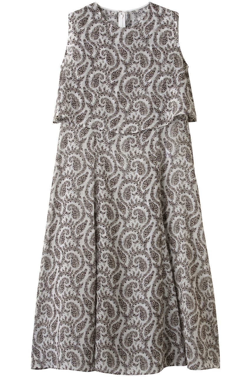 【アナイ/ANAYI】のペイズリーシフォンレイヤードワンピース インテリア・キッズ・メンズ・レディースファッション・服の通販 founy(ファニー) 　ファッション　Fashion　レディースファッション　Fashion for Women　ワンピース　Dresses　チュニック　Tunic Tops & Dresses　2025年　2025　2025-2026秋冬・A/W　Autumn/Winter 2025–26 AW25–26　おすすめ　Recommended / Our Picks　シフォン　Chiffon, Lightweight Fabric　チュニック　Tunic, Long Top　フレア　Flare, Flared　ペイズリー　Paisley, Ethnic Pattern　ロング　Long, Long-Length　エレガント 上品　Elegant　A/W・秋冬　Autumn/Winter　アイボリー|ID: prp329100004614048 ipo3291000000033035045