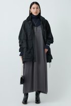 【カオス/Chaos】のティントワンピース 人気、トレンドファッション・服の通販 founy(ファニー) ファッション Fashion レディースファッション Fashion for Women ワンピース Dresses チュニック Tunic Tops & Dresses キャミワンピース Cami Dress, Slip Dress サテン Satin, Glossy Fabric シルク Silk, 100% Silk スリット Slit, Slit Detail チュニック Tunic, Long Top フロント Front, Front Design ランダム Random, Irregular リラックス Relax, Relaxed Fit ロング Long, Long-Length エレガント 上品 Elegant thumbnail チャコール|ID: prp329100004614051 ipo3291000000036072079