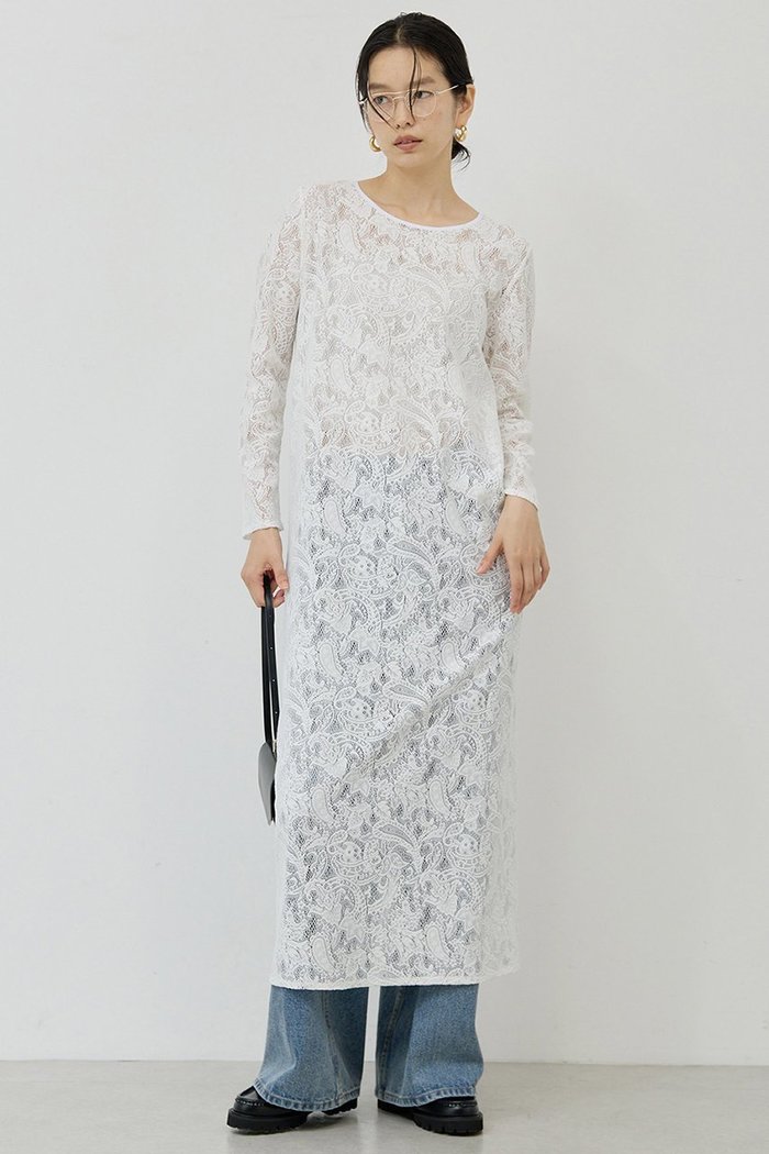 【ガリャルダガランテ/GALLARDAGALANTE】のストレッチレースワンピース インテリア・キッズ・メンズ・レディースファッション・服の通販 founy(ファニー) https://founy.com/ ファッション Fashion レディースファッション Fashion for Women ワンピース Dresses チュニック Tunic Tops & Dresses インナー Innerwear ストレッチ Stretch, Stretchy Fabric チュニック Tunic, Long Top ボトム Bottoms, Lower Wear レース Lace, Lace Fabric ロング Long, Long-Length |ID: prp329100004614054 ipo3291000000035964488