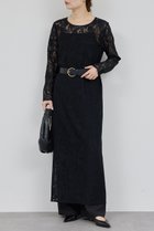 【ガリャルダガランテ/GALLARDAGALANTE】のストレッチレースワンピース ブラック|ID: prp329100004614054 ipo3291000000035964490