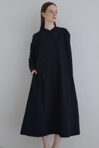 【ル フィル/LE PHIL】の《LE PHIL》SOLOTEX バックプリーツワンピース ネイビー|ID: prp329100004614057 ipo3291000000035470377