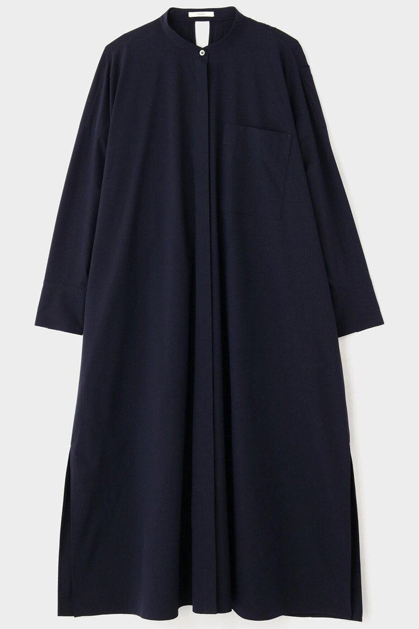 【ル フィル/LE PHIL】の《LE PHIL》SOLOTEX バックプリーツワンピース 人気、トレンドファッション・服の通販 founy(ファニー) 　ファッション　Fashion　レディースファッション　Fashion for Women　ワンピース　Dresses　チュニック　Tunic Tops & Dresses　なめらか　Smooth, Silky Texture　スタンダード　Standard, Basic　スリーブ　Sleeve, Long Sleeve / Short Sleeve　チュニック　Tunic, Long Top　ドレス　Dress, One-Piece　ブロード　Broadcloth, Fine Cotton　プリーツ　Pleats, Pleated　マニッシュ　Mannish, Boyish　ロング　Long, Long-Length　other-2|ID: prp329100004614057 ipo3291000000035470378