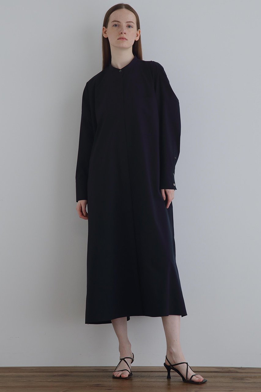 【ル フィル/LE PHIL】の《LE PHIL》SOLOTEX バックプリーツワンピース 人気、トレンドファッション・服の通販 founy(ファニー) 　ファッション　Fashion　レディースファッション　Fashion for Women　ワンピース　Dresses　チュニック　Tunic Tops & Dresses　なめらか　Smooth, Silky Texture　スタンダード　Standard, Basic　スリーブ　Sleeve, Long Sleeve / Short Sleeve　チュニック　Tunic, Long Top　ドレス　Dress, One-Piece　ブロード　Broadcloth, Fine Cotton　プリーツ　Pleats, Pleated　マニッシュ　Mannish, Boyish　ロング　Long, Long-Length　other-3|ID: prp329100004614057 ipo3291000000035470379