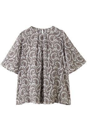 【アナイ/ANAYI】 ペイズリーシフォンフレアブラウス人気、トレンドファッション・服の通販 founy(ファニー) ファッション Fashion レディースファッション Fashion for Women トップス・カットソー Cut & Sew Tops シャツ・ブラウス・オフィスカジュアル Elegant Blouses & Button-Ups 2025年 2025 2025-2026秋冬・A/W Autumn/Winter 2025–26 AW25–26 エレガント 上品 Elegant ショート Short, Short Length スリーブ Sleeve, Long Sleeve / Short Sleeve センター Center, Center Line フェミニン Feminine, Girly フレア Flare, Flared プリント Print, Printed Pattern ペイズリー Paisley, Ethnic Pattern A/W・秋冬 Autumn/Winter |ID:prp329100004614063