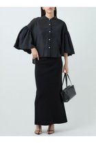 【カオス/Chaos】のプリムブラウス 人気、トレンドファッション・服の通販 founy(ファニー) ファッション Fashion レディースファッション Fashion for Women トップス・カットソー Cut & Sew Tops シャツ・ブラウス・オフィスカジュアル Elegant Blouses & Button-Ups 2025年 2025 2025-2026秋冬・A/W Autumn/Winter 2025–26 AW25–26 キュプラ Cupro, Eco Fabric ギャザー Gathered, Ruffled ショート Short, Short Length シルク Silk, 100% Silk シンプル Simple, Minimal スリーブ Sleeve, Long Sleeve / Short Sleeve エレガント 上品 Elegant A/W・秋冬 Autumn/Winter thumbnail ブラック|ID: prp329100004614065 ipo3291000000033035172