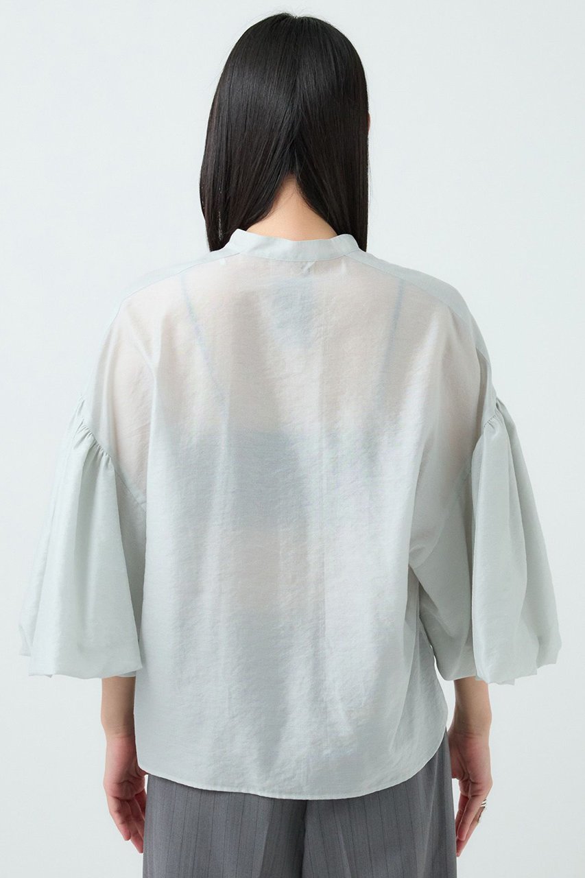 【カオス/Chaos】のプリムブラウス 人気、トレンドファッション・服の通販 founy(ファニー) 　ファッション　Fashion　レディースファッション　Fashion for Women　トップス・カットソー　Cut & Sew Tops　シャツ・ブラウス・オフィスカジュアル　Elegant Blouses & Button-Ups　キュプラ　Cupro, Eco Fabric　ギャザー　Gathered, Ruffled　ショート　Short, Short Length　シルク　Silk, 100% Silk　シンプル　Simple, Minimal　スリーブ　Sleeve, Long Sleeve / Short Sleeve　エレガント 上品　Elegant　other-7|ID: prp329100004614065 ipo3291000000035374538