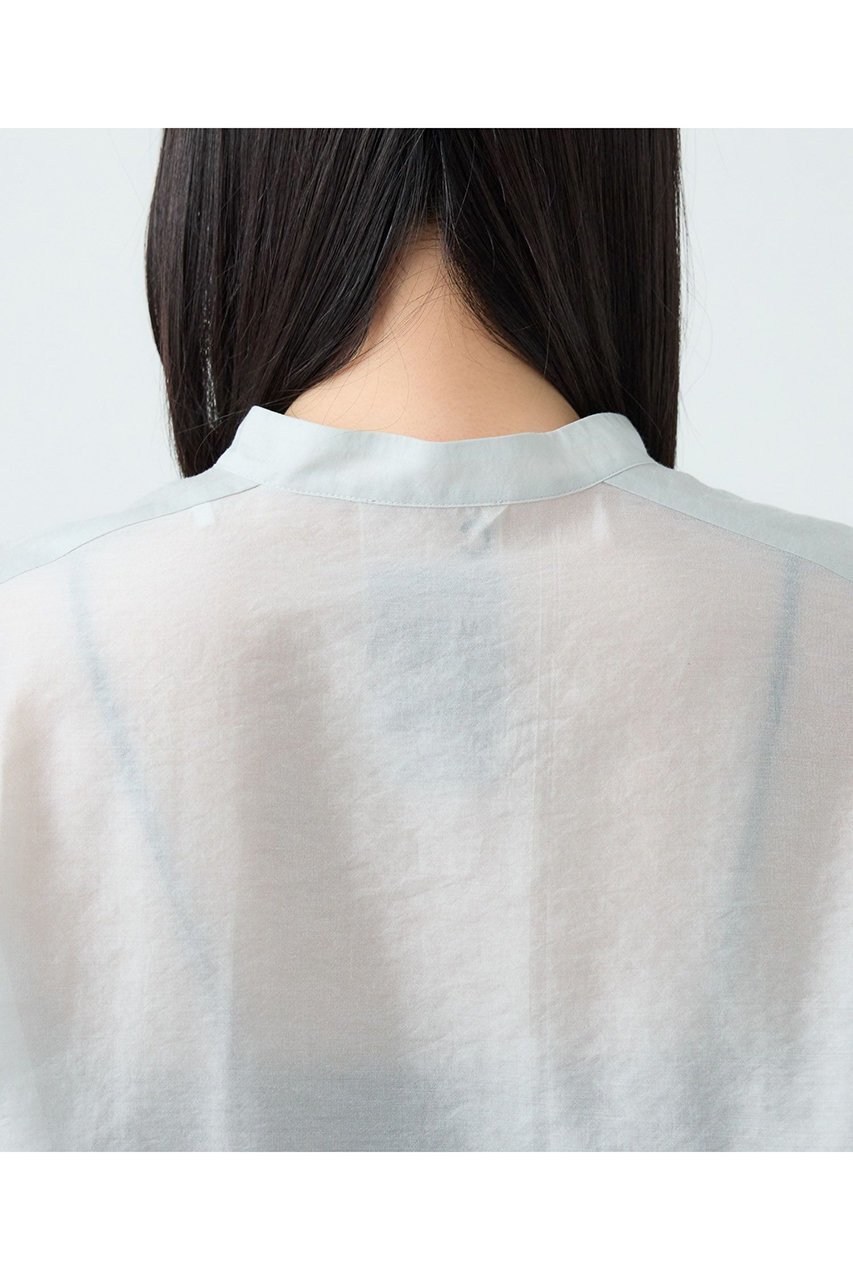 【カオス/Chaos】のプリムブラウス 人気、トレンドファッション・服の通販 founy(ファニー) 　ファッション　Fashion　レディースファッション　Fashion for Women　トップス・カットソー　Cut & Sew Tops　シャツ・ブラウス・オフィスカジュアル　Elegant Blouses & Button-Ups　キュプラ　Cupro, Eco Fabric　ギャザー　Gathered, Ruffled　ショート　Short, Short Length　シルク　Silk, 100% Silk　シンプル　Simple, Minimal　スリーブ　Sleeve, Long Sleeve / Short Sleeve　エレガント 上品　Elegant　other-8|ID: prp329100004614065 ipo3291000000035374541