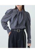 【カオス/Chaos】のガールスカウトブラウス 人気、トレンドファッション・服の通販 founy(ファニー) ファッション Fashion レディースファッション Fashion for Women トップス・カットソー Cut & Sew Tops シャツ・ブラウス・オフィスカジュアル Elegant Blouses & Button-Ups ストライプ Stripe, Striped Pattern スリーブ Sleeve, Long Sleeve / Short Sleeve デニム Denim, Jeans Material バランス Balance, Style Balance ボトム Bottoms, Lower Wear リボン Ribbon, Bow ロング Long, Long-Length A/W・秋冬 Autumn/Winter 2025年 2025 2025-2026秋冬・A/W Autumn/Winter 2025–26 AW25–26 thumbnail チャコール|ID: prp329100004614066 ipo3291000000033035189