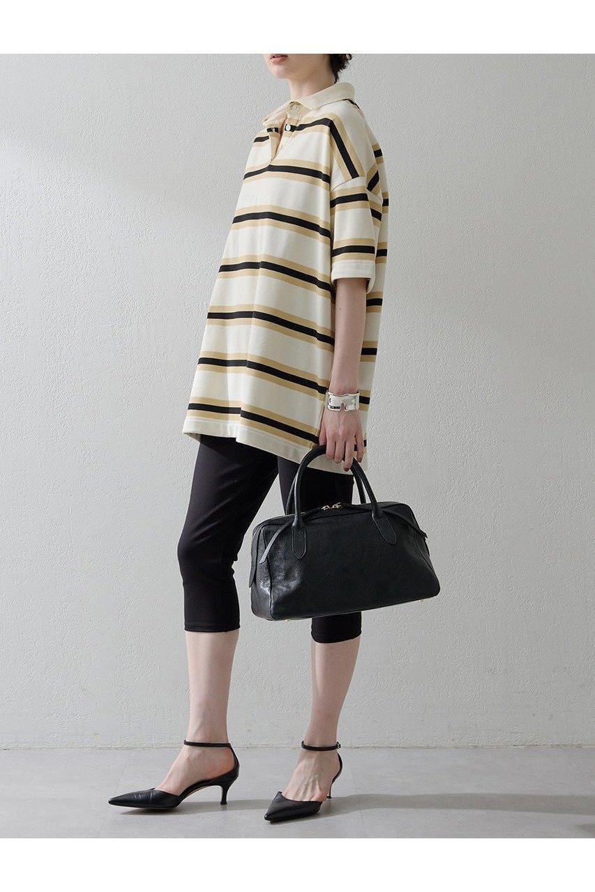 【ウィムガゼット/Whim Gazette】の【THE PAUSE】ボーダーBIGポロシャツ 人気、トレンドファッション・服の通販 founy(ファニー) 　ファッション　Fashion　レディースファッション　Fashion for Women　トップス・カットソー　Cut & Sew Tops　シャツ・ブラウス・オフィスカジュアル　Elegant Blouses & Button-Ups　ポロシャツ・きれいめカジュアル　Smart-Casual Polo Tops　2025年　2025　2025-2026秋冬・A/W　Autumn/Winter 2025–26 AW25–26　おすすめ　Recommended / Our Picks　ボトム　Bottoms, Lower Wear　ボーダー　Border, Stripe　ポロシャツ　Polo Shirt, Collared Tee　リラックス　Relax, Relaxed Fit　A/W・秋冬　Autumn/Winter　other-3|ID: prp329100004614067 ipo3291000000033035206