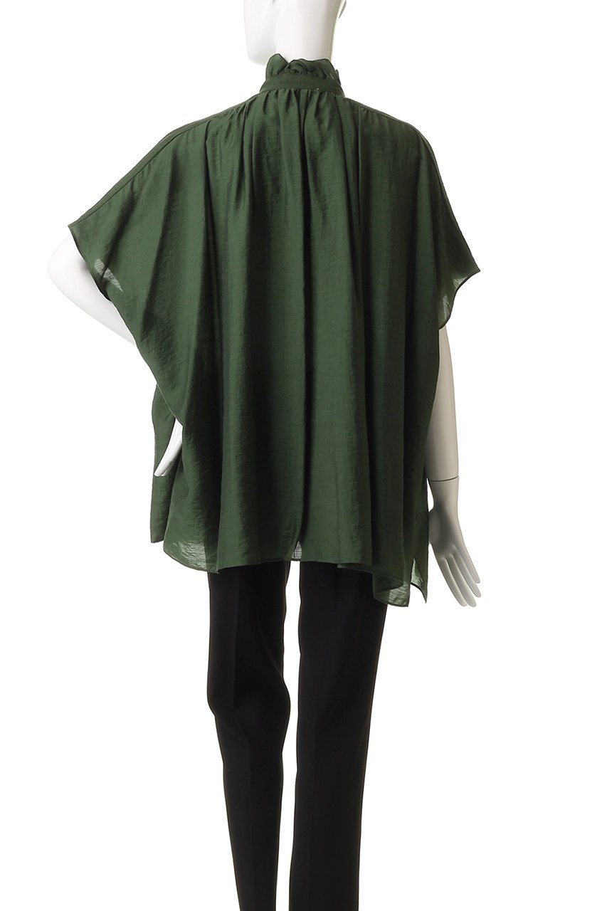 【ハウス オブ ロータス/HOUSE OF LOTUS】のシアーシルクブレンドフリルブラウス 人気、トレンドファッション・服の通販 founy(ファニー) 　ファッション　Fashion　レディースファッション　Fashion for Women　トップス・カットソー　Cut & Sew Tops　シャツ・ブラウス・オフィスカジュアル　Elegant Blouses & Button-Ups　エアリー　Airy Texture　ショート　Short, Short Length　シルク　Silk, 100% Silk　スリーブ　Sleeve, Long Sleeve / Short Sleeve　フリル　Frill, Ruffle　エレガント 上品　Elegant　夏　Summer　新作・新入荷　New Arrivals / New In　other-4|ID: prp329100004614073 ipo3291000000033035254