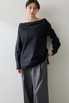 【ウィムガゼット/Whim Gazette】のブロードオフショルダーブラウス 人気、トレンドファッション・服の通販 founy(ファニー) ファッション Fashion レディースファッション Fashion for Women トップス・カットソー Cut & Sew Tops シャツ・ブラウス・オフィスカジュアル Elegant Blouses & Button-Ups カフス Cuff Design スリーブ Sleeve, Long Sleeve / Short Sleeve ドレープ Drape, Draping Fabric フロント Front, Front Design ブロード Broadcloth, Fine Cotton ロング Long, Long-Length ワンポイント One Point, Statement Accent thumbnail ブラック|ID: prp329100004614076 ipo3291000000035740992